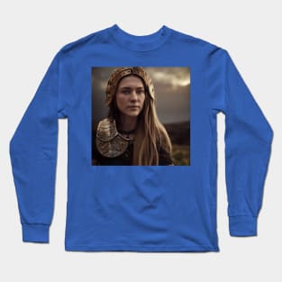 Viking Shield Maiden Long Sleeve T-Shirt